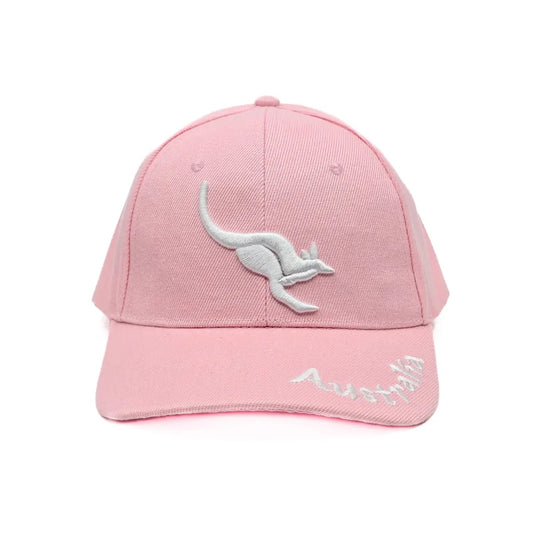 Pink Kangaroo Baseball Cap - Allanson Souvenirs