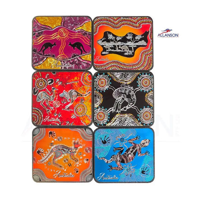 Premium Aboriginal Art Coasters - Allanson Souvenirs