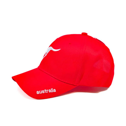 Red Kangaroo Lightweight Baseball Cap - Allanson Souvenirs