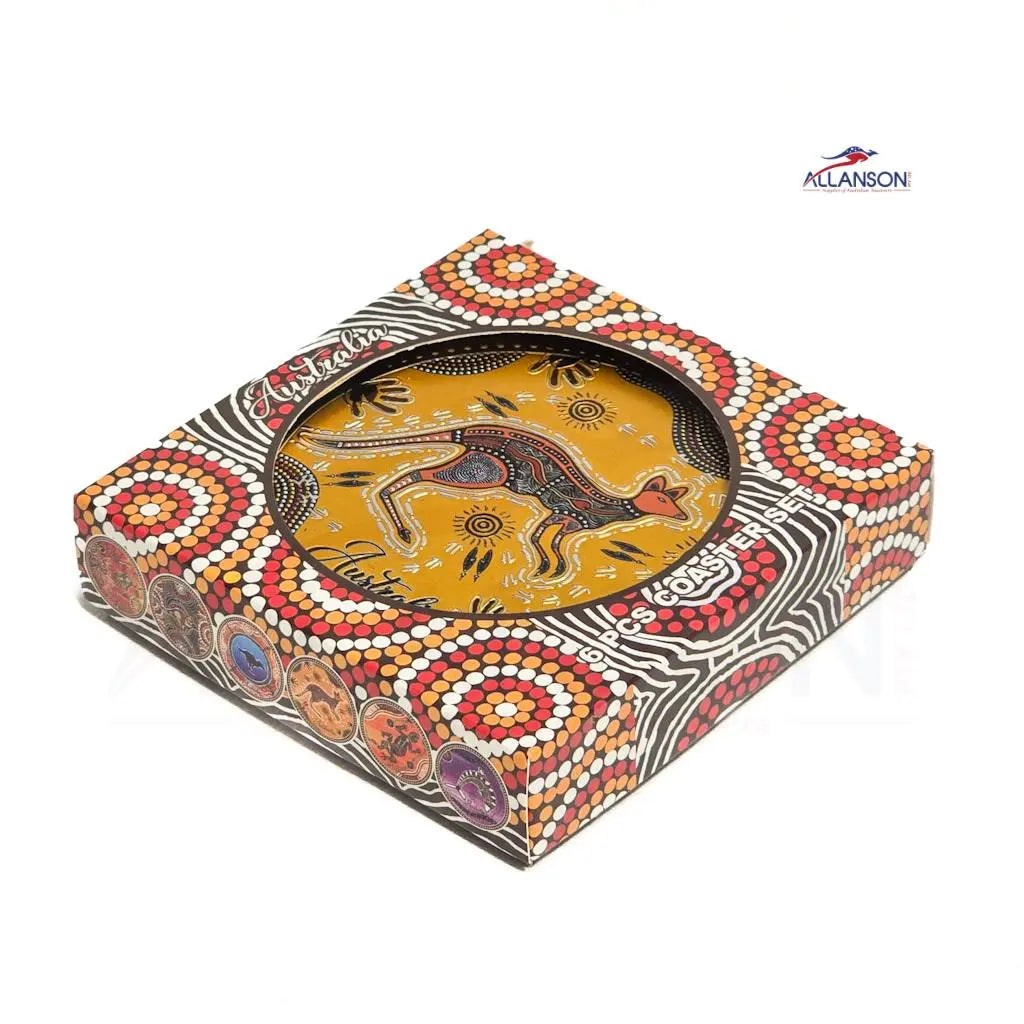 Boxed Round Premium Coasters Allanson Souvenirs