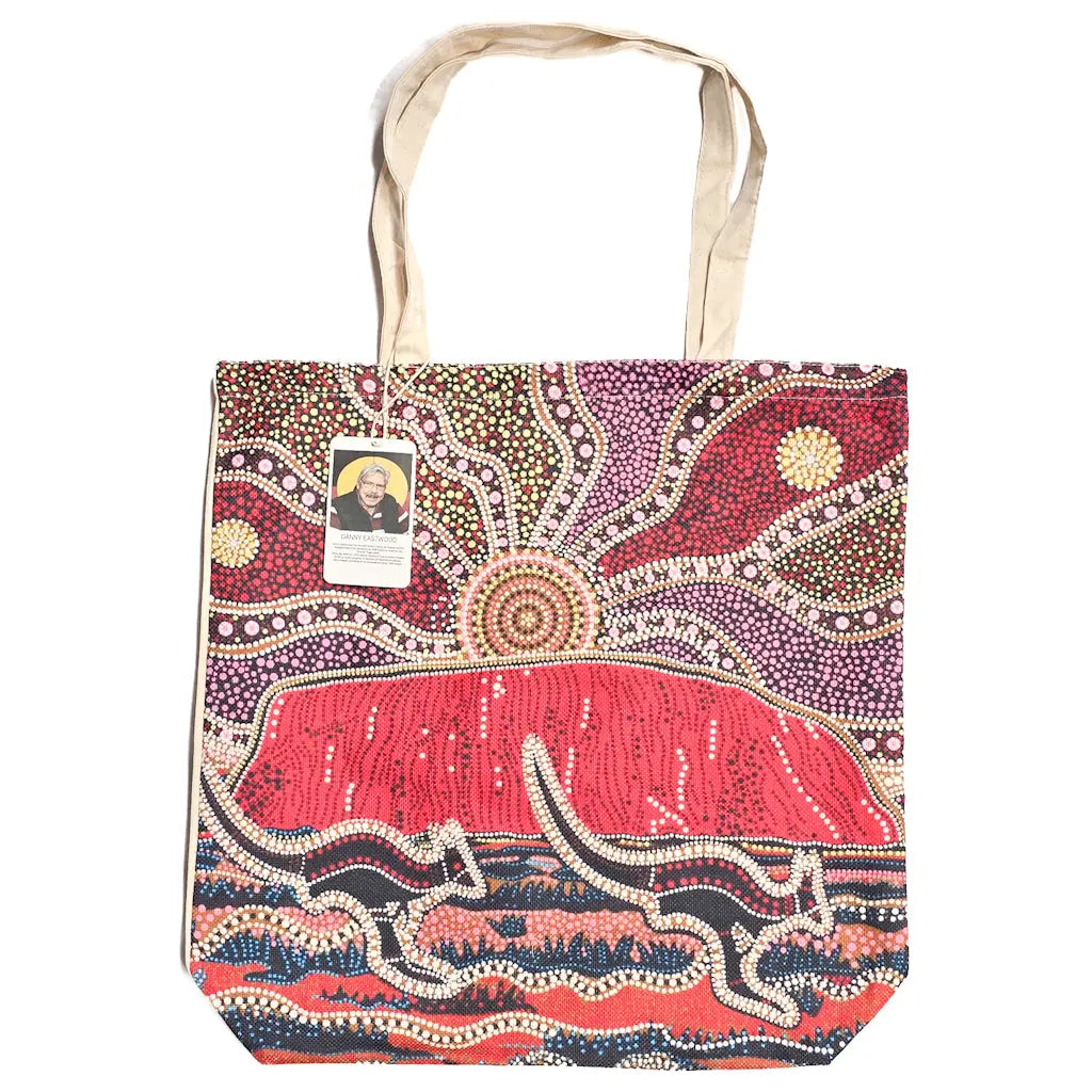 Uluru Aboriginal Art Canvas Bags Allanson Souvenirs