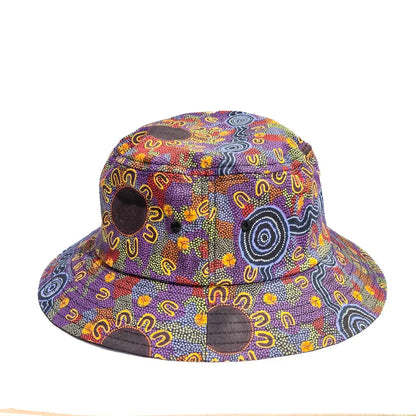 Women Gathering At Waterholes Bucket Hat Back Allanson Souvenirs