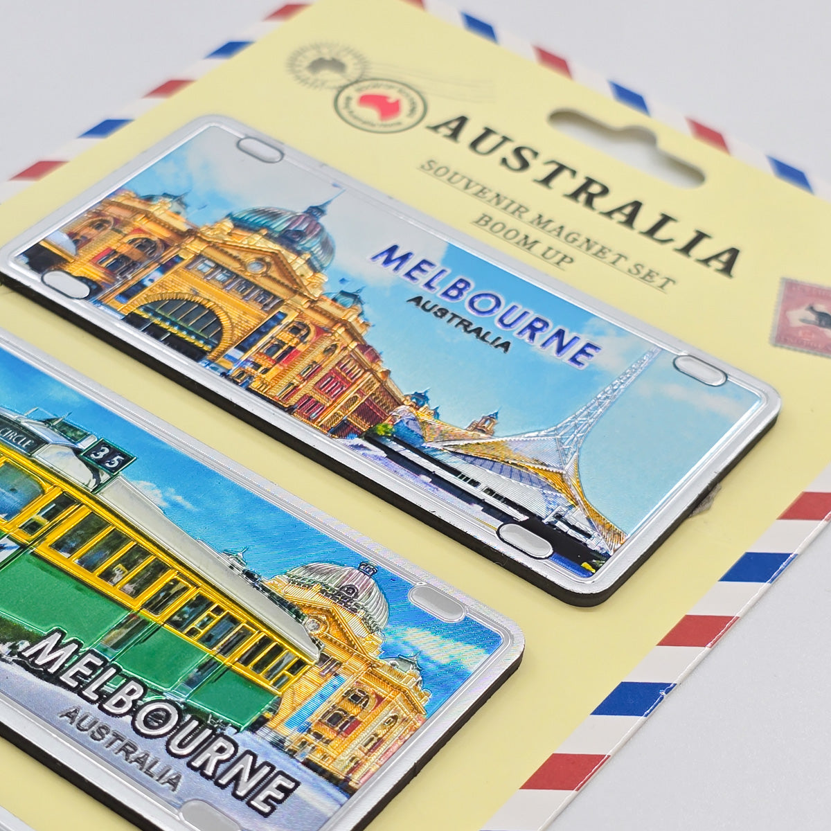 3-piece Flinders Street Station Magnet Pack Allanson Souvenirs