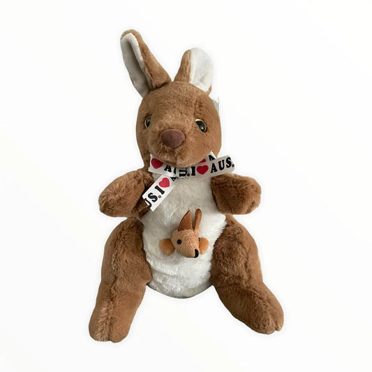 22cm Full Body Kangaroo Hand Puppet Allanson Souvenirs