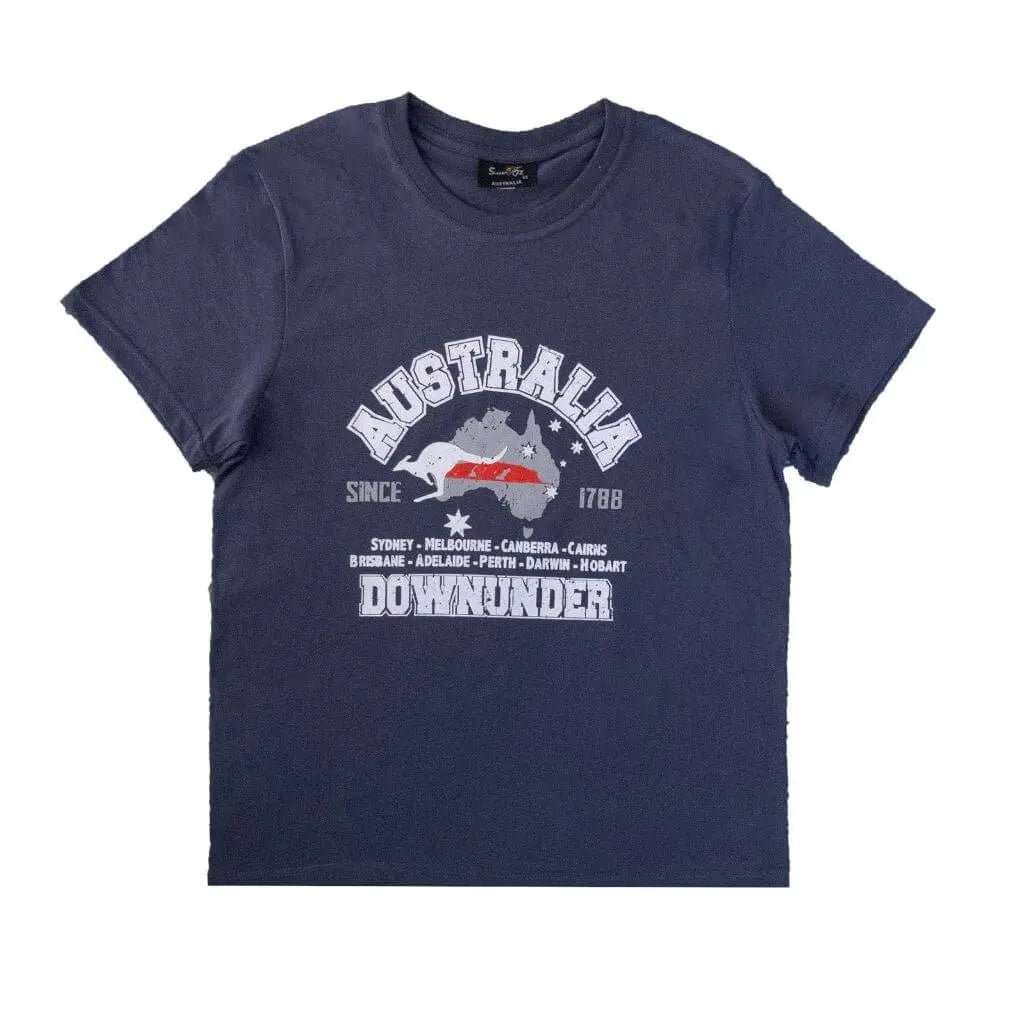 Adults Down Under Australia T-shirt Allanson Souvenirs