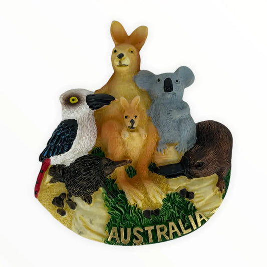 Aussie Animal Bunch Magnet Allanson Souvenirs