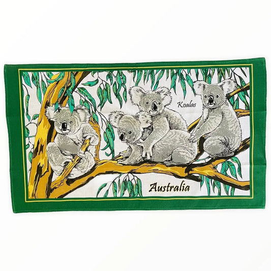 Aussie Koala Tea Towel Allanson Souvenirs