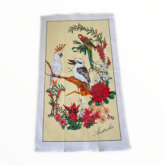Australian Bird Tea Towel Allanson Souvenirs