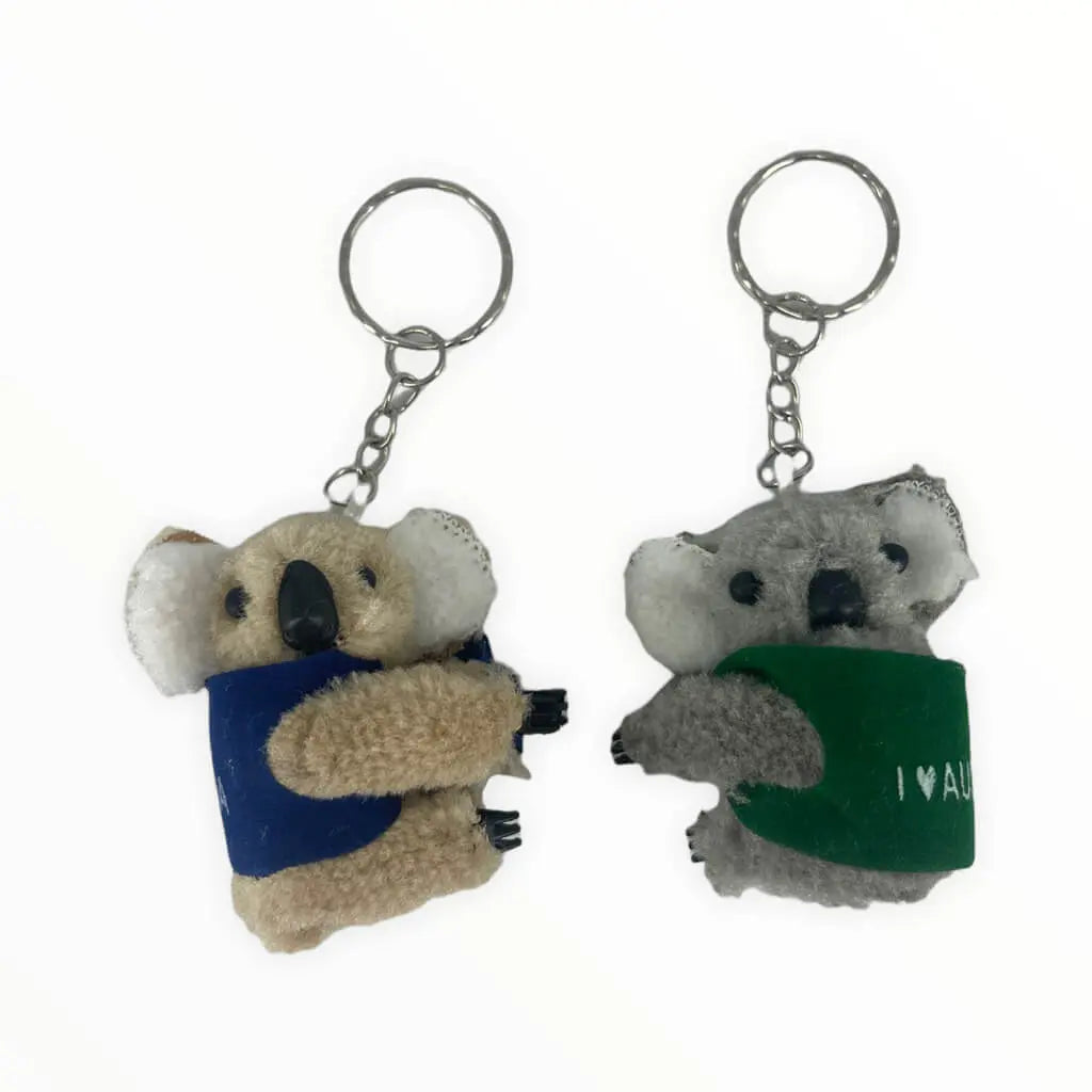 Clip-on Koalas with Keyrings - Pack of 12 Allanson Souvenirs