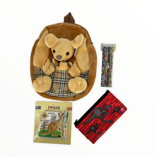 Kangaroo Backpack Gift Set Allanson Souvenirs