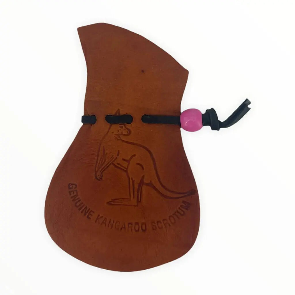 New and Sealed Genuine Australian Kangaroo Scrotum Pouch Sack Ball Bag |  #501501384