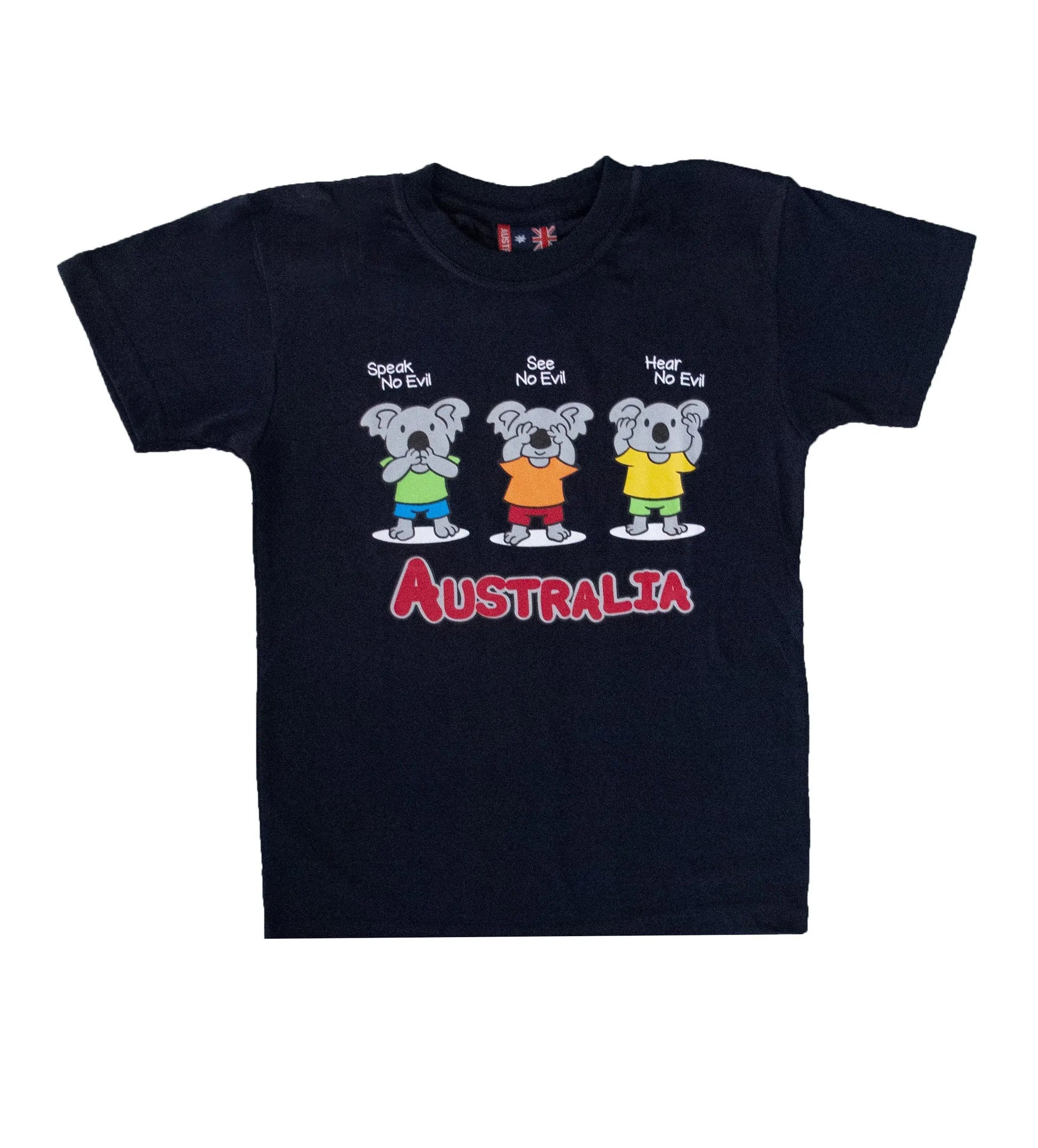 Kids Australia T- Shirt - Speak no Evil Allanson Souvenirs