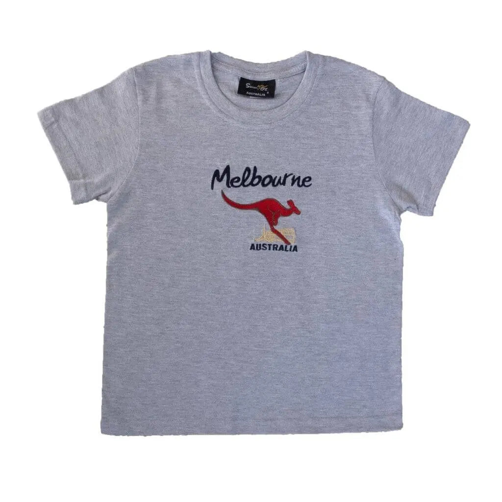 Kids Melbourne Kangaroo T-Shirt Allanson Souvenirs
