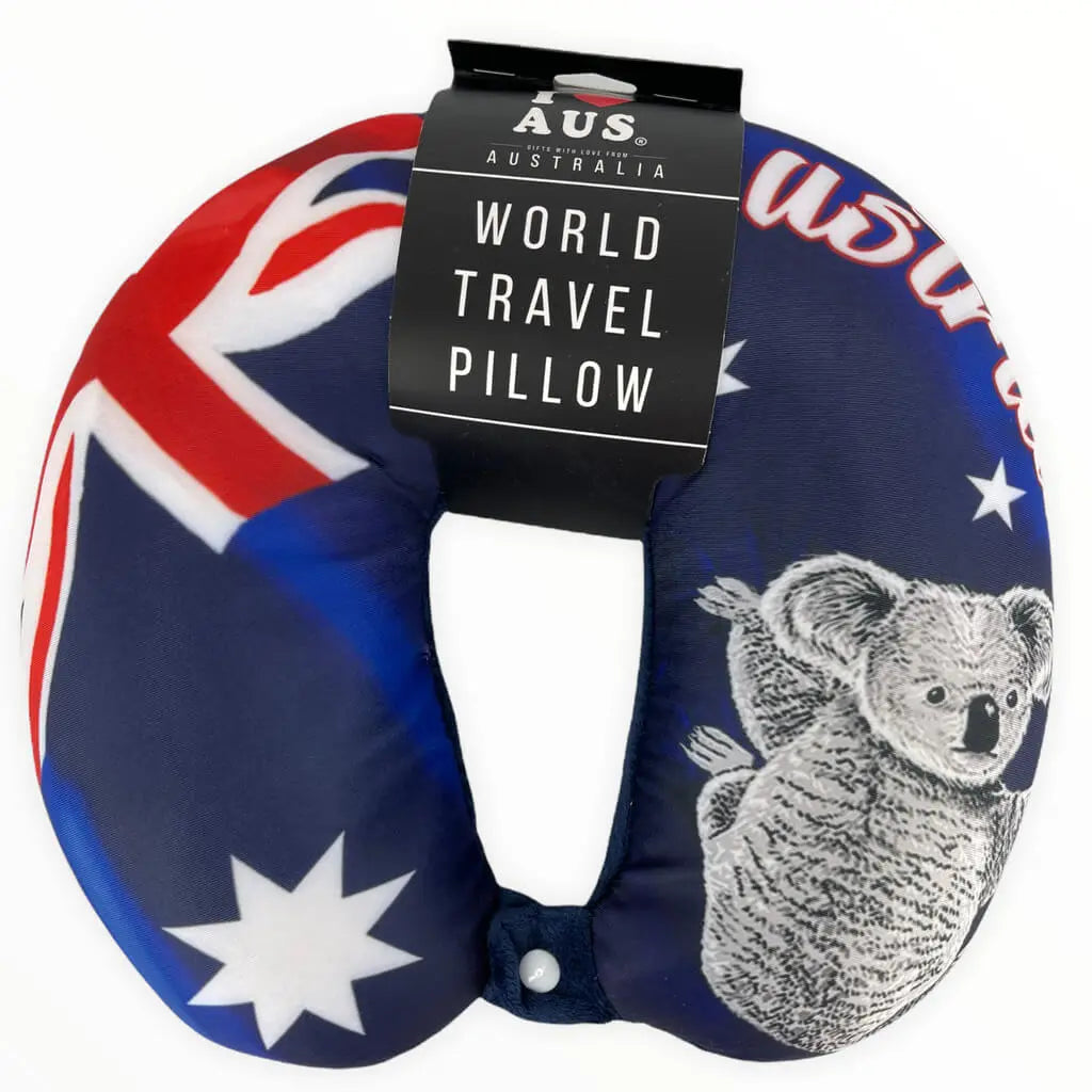 Koala Flag Travel Pillow Allanson Souvenirs