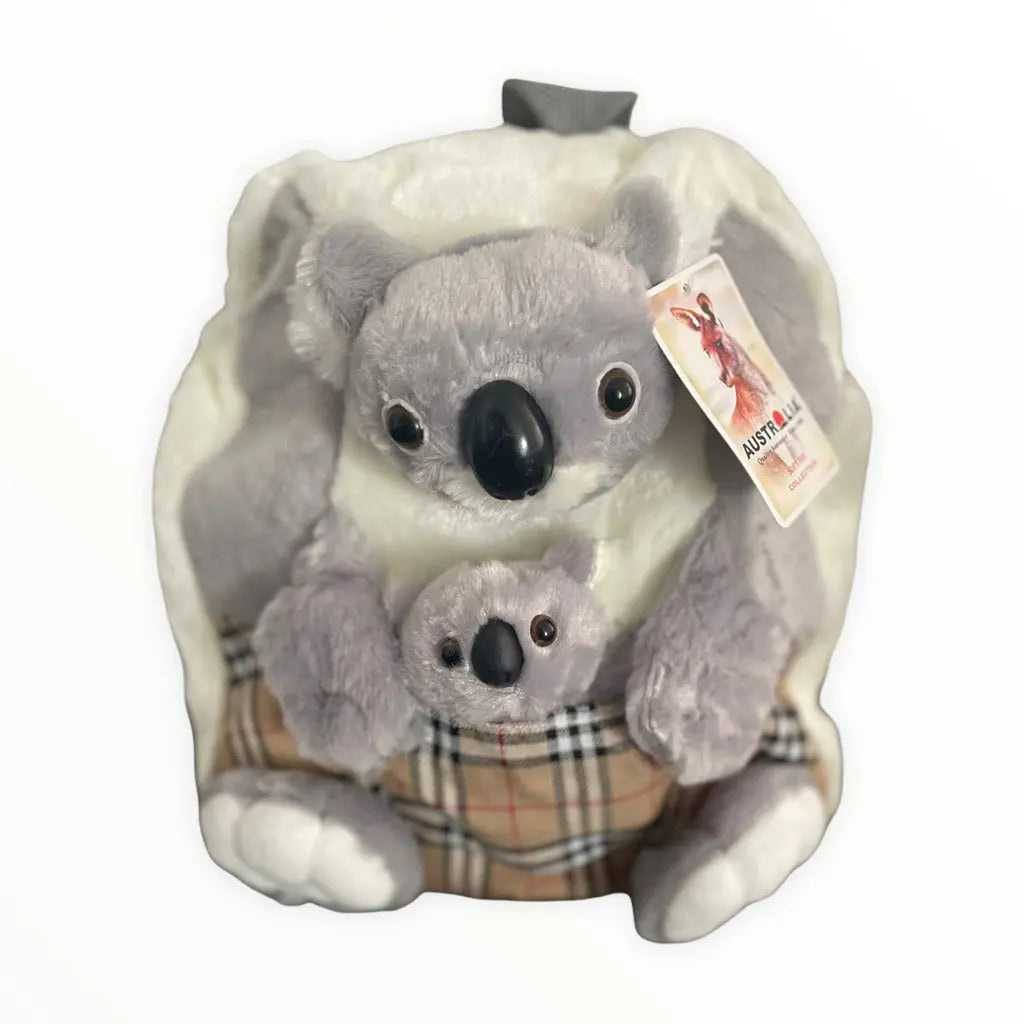 Large Koala Backpack with Baby Allanson Souvenirs
