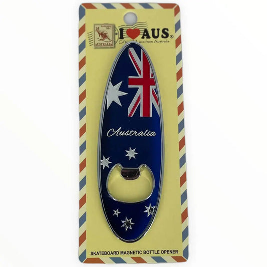 Magnetic Australian Flag Bottle Opener Allanson Souvenirs
