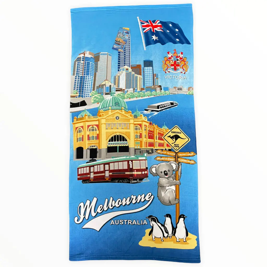 Melbourne Beach Towel Allanson Souvenirs