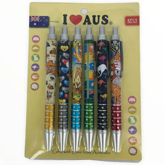 Mixed Aussie Animal Pen 6 Pack Allanson Souvenirs