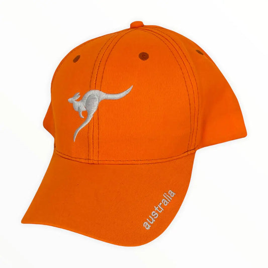 Orange Kangaroo Baseball Cap Allanson Souvenirs