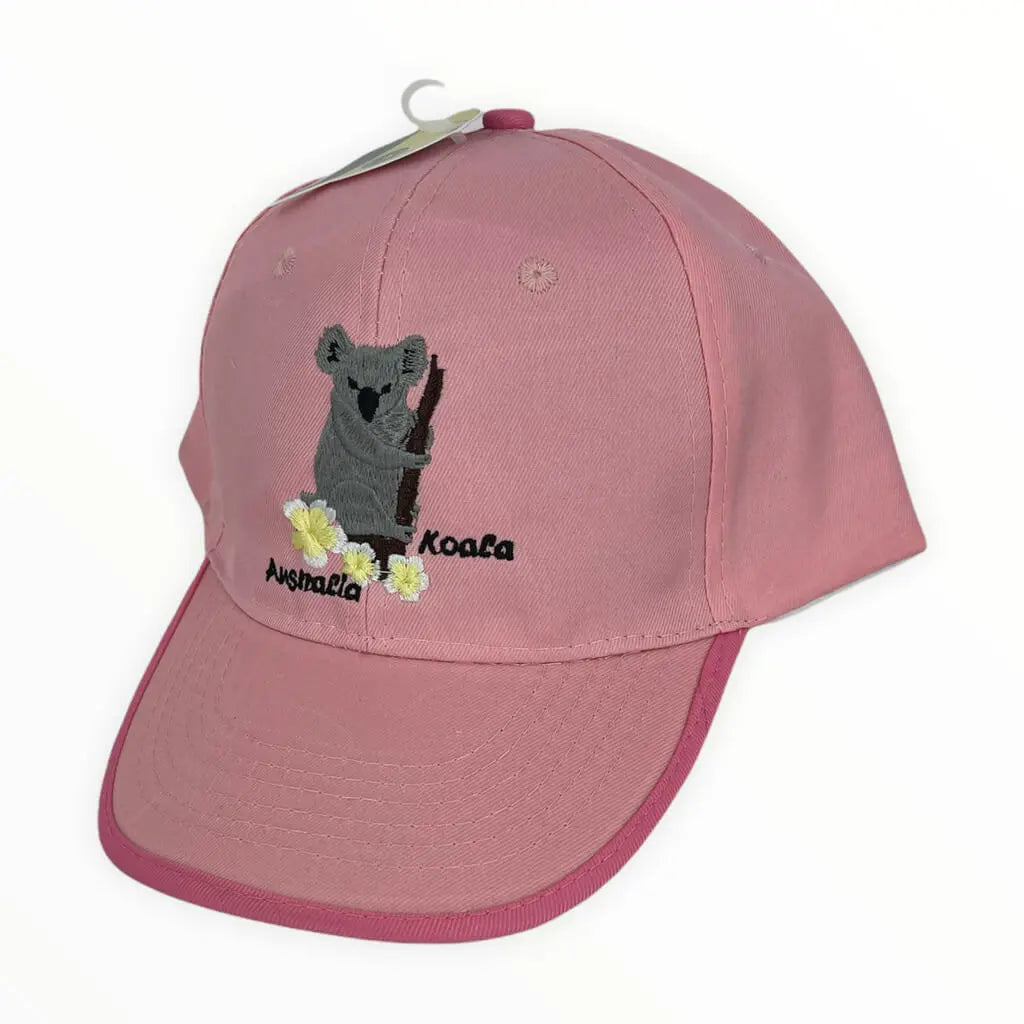 Pink Koala Baseball Cap Allanson Souvenirs