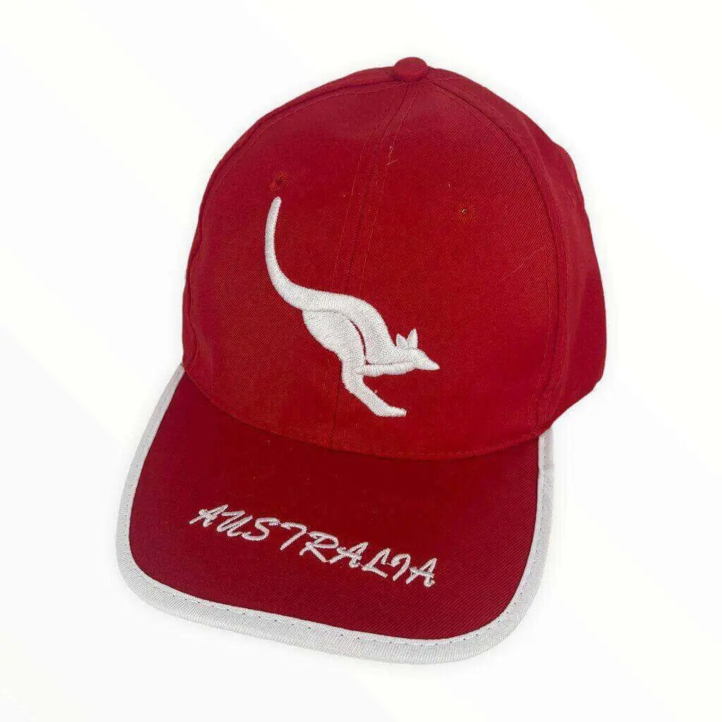 Red Kangaroo Baseball Cap Allanson Souvenirs