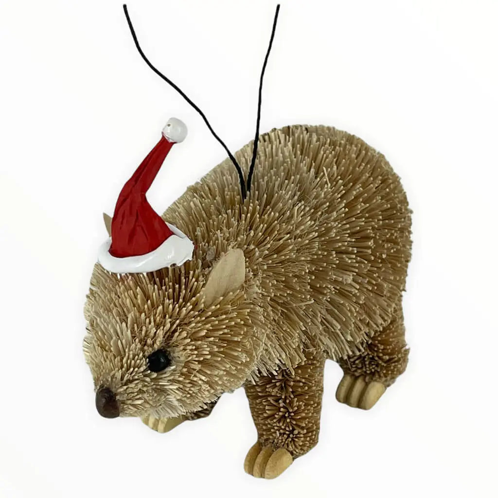 Wombat Santa Christmas Decoration Allanson Souvenirs